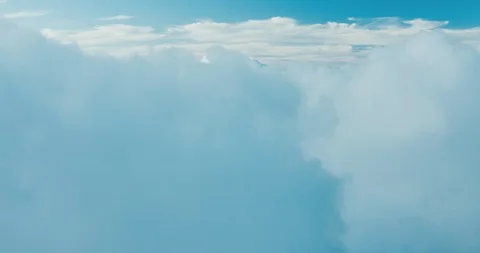 Flying in the clouds Stock Footage 117136590