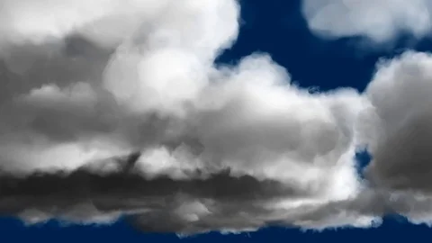 Flying into Clouds. Stock Footage 123394501