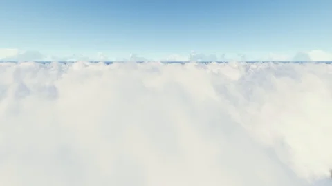 Flying in the clouds Stock-Footage 128676357
