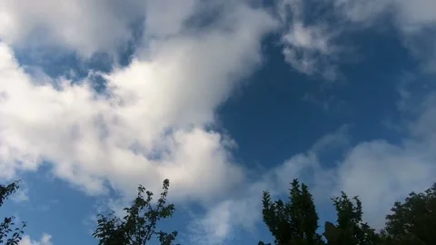 Flying clouds Stock Footage 131805438