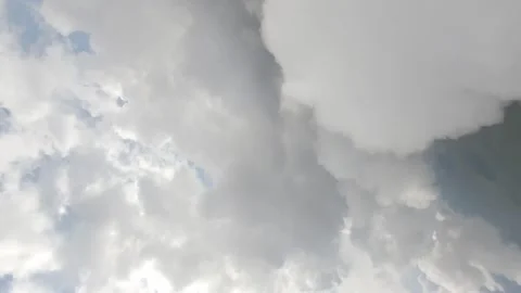 Flying in the clouds Stock Footage 163589434