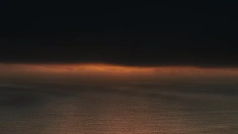 Flying Up Into the Clouds at Sunset Stock-Footage 340579338