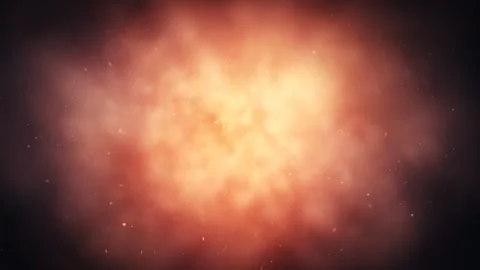 Flying into the Cloudy Red Depths 4K Loop Stock Footage 246608349