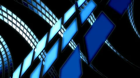 Flying code spaces Video stock 98026410