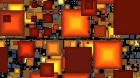 Flying color pyramids Stock Footage 10842453