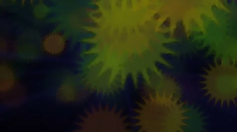 Flying colored jagged particles background Stock-Footage 56151245