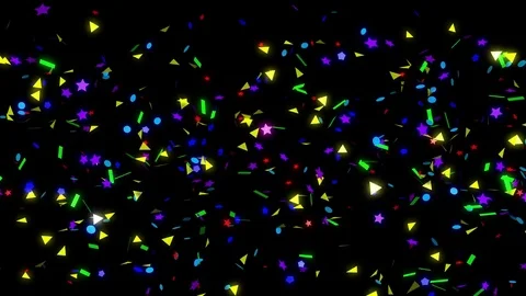 Flying Colored Triangles Stock Footage 70886572