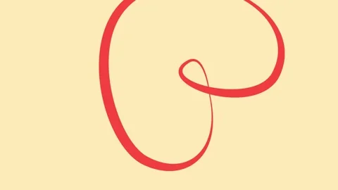 Flying contour hearts on a warm background. Valentine's Day Video stock 169866768