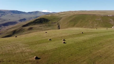 Flying on a copter in the mountains. Canyon Stock Footage 221627457