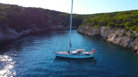 Flying on Coves Stock Footage
