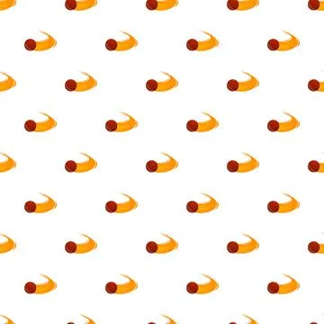 Flying cricket ball seamless pattern showing speed movement Illustrazione stock