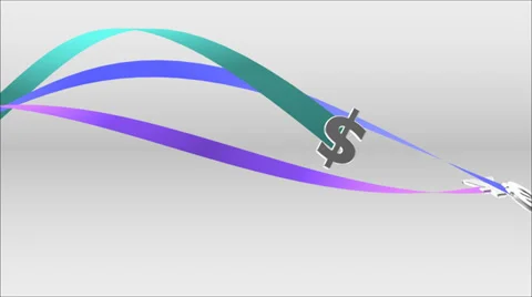 Flying Currency Stock Footage 36702487