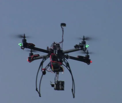 Flying Destroyed house Stock Footage 29169936