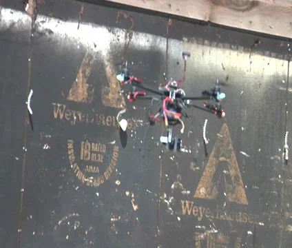 Flying Destroyed house Stock Footage 29170338