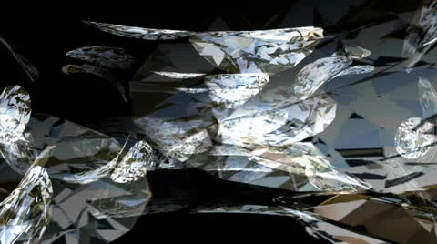 Flying Diamonds Motion Mapping Stockbeeldmateriaal 24712213