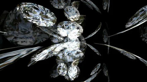 Flying Diamonds Motion Mapping Видео 24712357