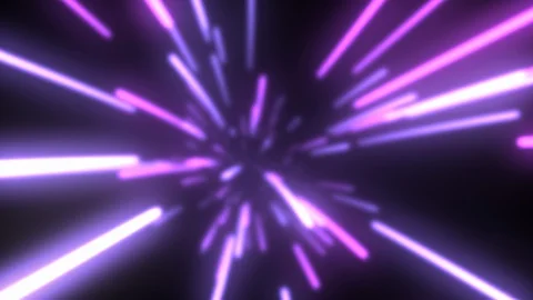 Flying in Digital Data Stream Tunnel of Big Data at Light Speed Stock Footage 123278861