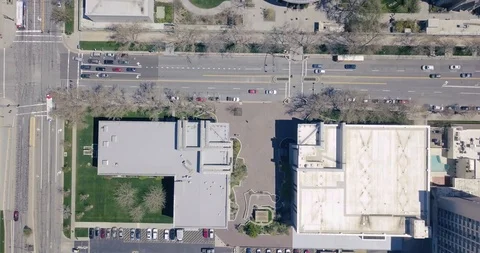Flying DJI Mavic Pro in Salt Lake City, Utah Stock Footage 106667452