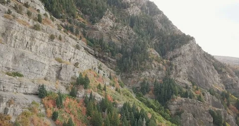 Flying DJI Mavic Pro through Ogden, Utah canyons in the summer. Stock Footage 106542565