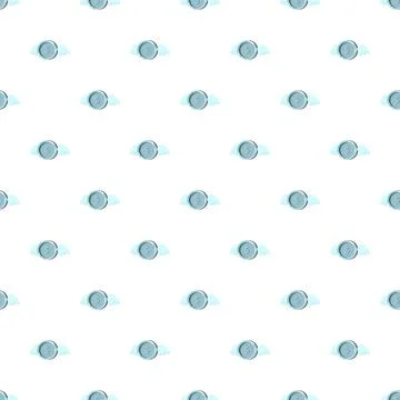Flying dollar coins seamless pattern representing money loss Illustrazione stock