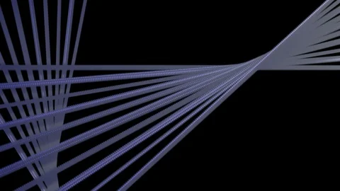 Flying dot stick Stock Footage 95662845