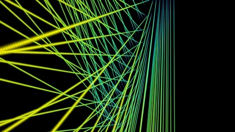 Flying dot streaks Stock Footage 95662350