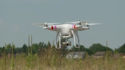 Flying Drone close up Video stock 54255653