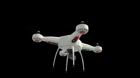 Flying Drone Closup Stock Footage 86209226