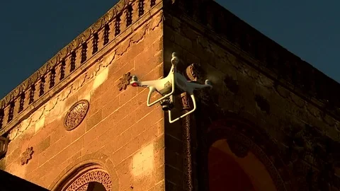 Flying drone details collage Stock Footage 110845963