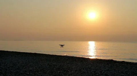 Flying Drone Video stock 53647359