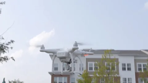 Flying Drone Stock Footage 94622210