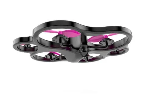 Flying drone Stock Illustration