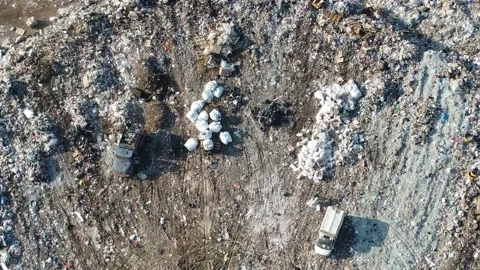Flying a drone over a burning field with grass. Stock Footage 152719778