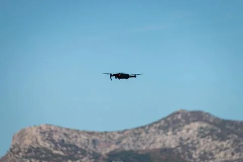 Flying drone Stock Photos