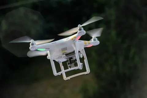 Flying drone Stock Photos