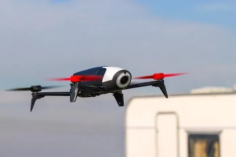 Flying drone Stock Photos