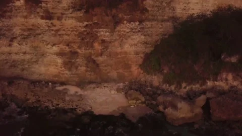 Flying drone shoots a mountain at sunset. Stock Footage 155998729