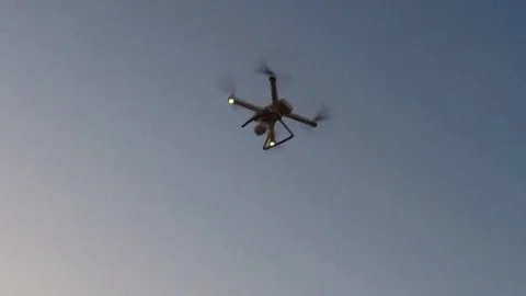 Flying drone slow motion Stock-Footage 79831680