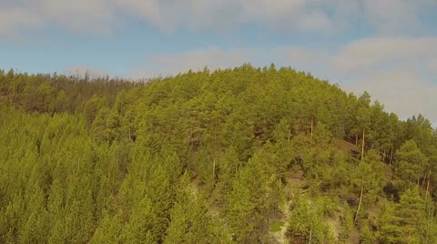 Flying Drone. Spring Nature Of Yakutia  Video stock 62822918