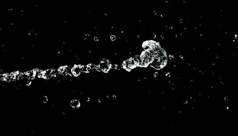 Flying drops Stock Photos