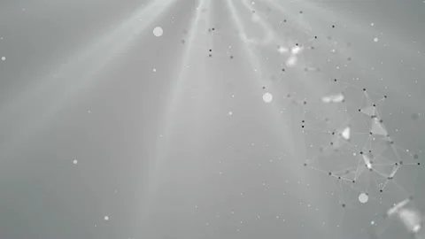 Flying dust particles on abstract background with colorful gradient and rays of Stock Footage 112923694