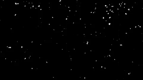 Flying dust particles animation overlay for cinematic video effects. Video stock 337013800