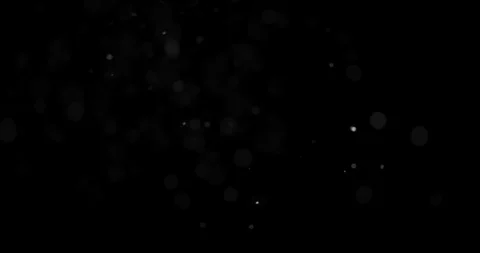 Flying dust particles on a black background Stock Footage 115603540