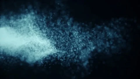 Flying Dust Particles Stock Footage 157119720