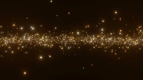 Flying dust particles glitter overlay background Vidéo 211122064