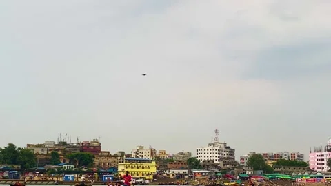 Flying Eagle - Dhaka - Bangladesh Stock Footage 345938747