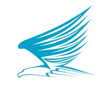Flying eagle Stock Illustration
