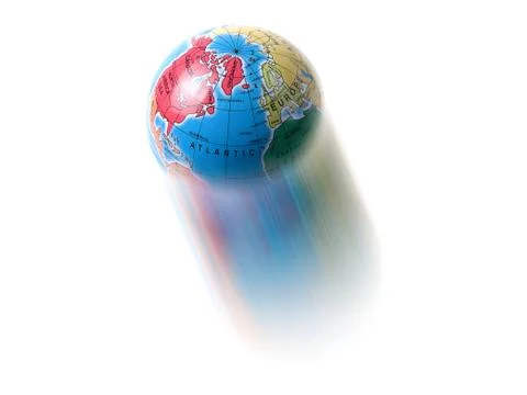 Flying earth Stock Photos