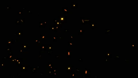 flying fire sparks particles overlay bac... | Stock Video | Pond5