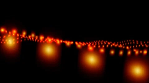 Flying fires Stock Footage 8764983